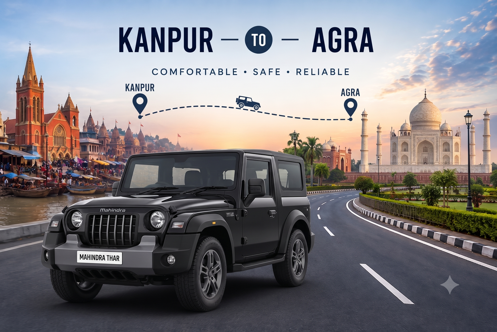 Kanpur To Agra